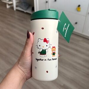 Hello kitty X starbucks tumbler travel mug